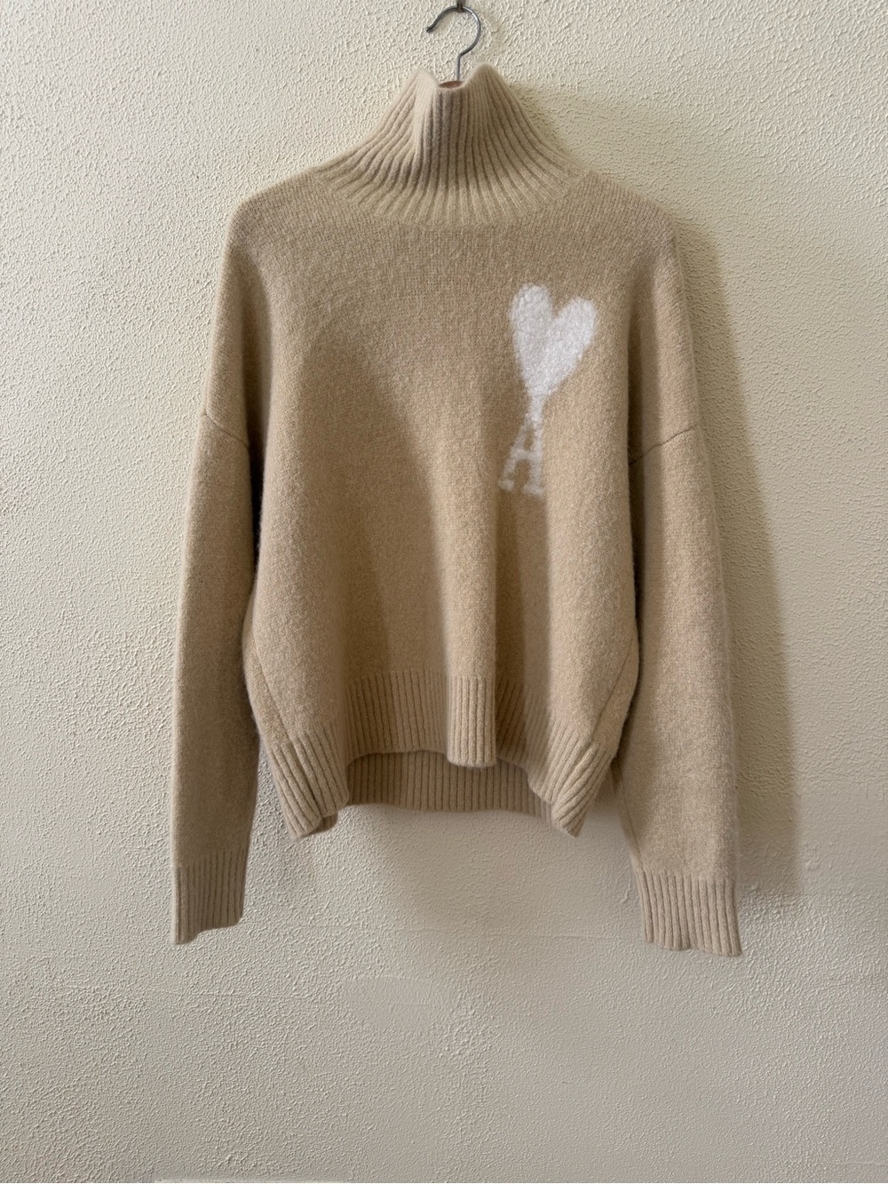 AMI Paris Alpaca Blend Turtleneck Sweater S/M